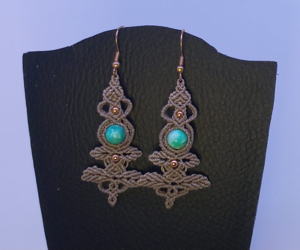 Boucles Pierre Turquoise
