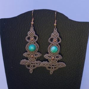 Boucles Pierre Turquoise