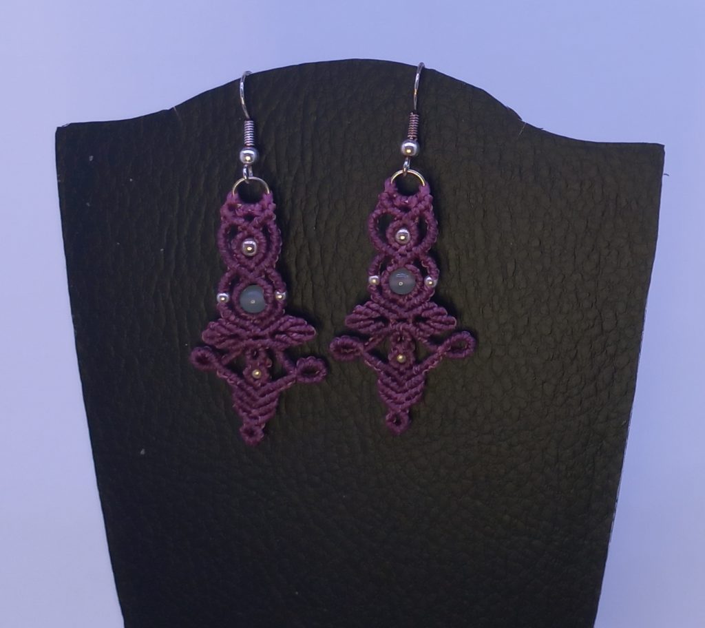 Boucles perle Aventurine