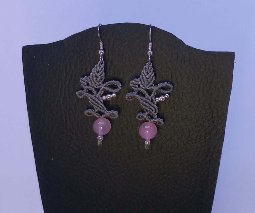Boucles Quartz rose