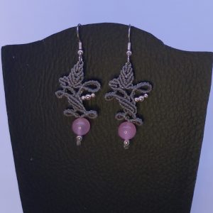 Boucles Quartz rose