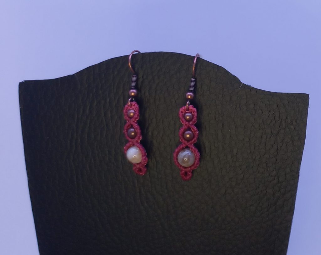 Petites boucles Corail