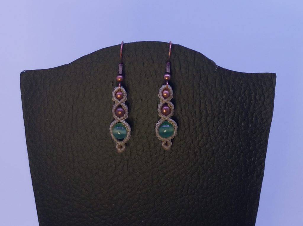 Petites boucles Aventurine