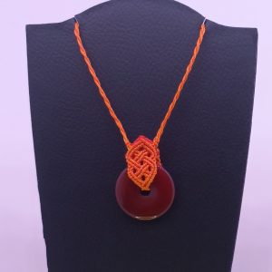collier cornaline