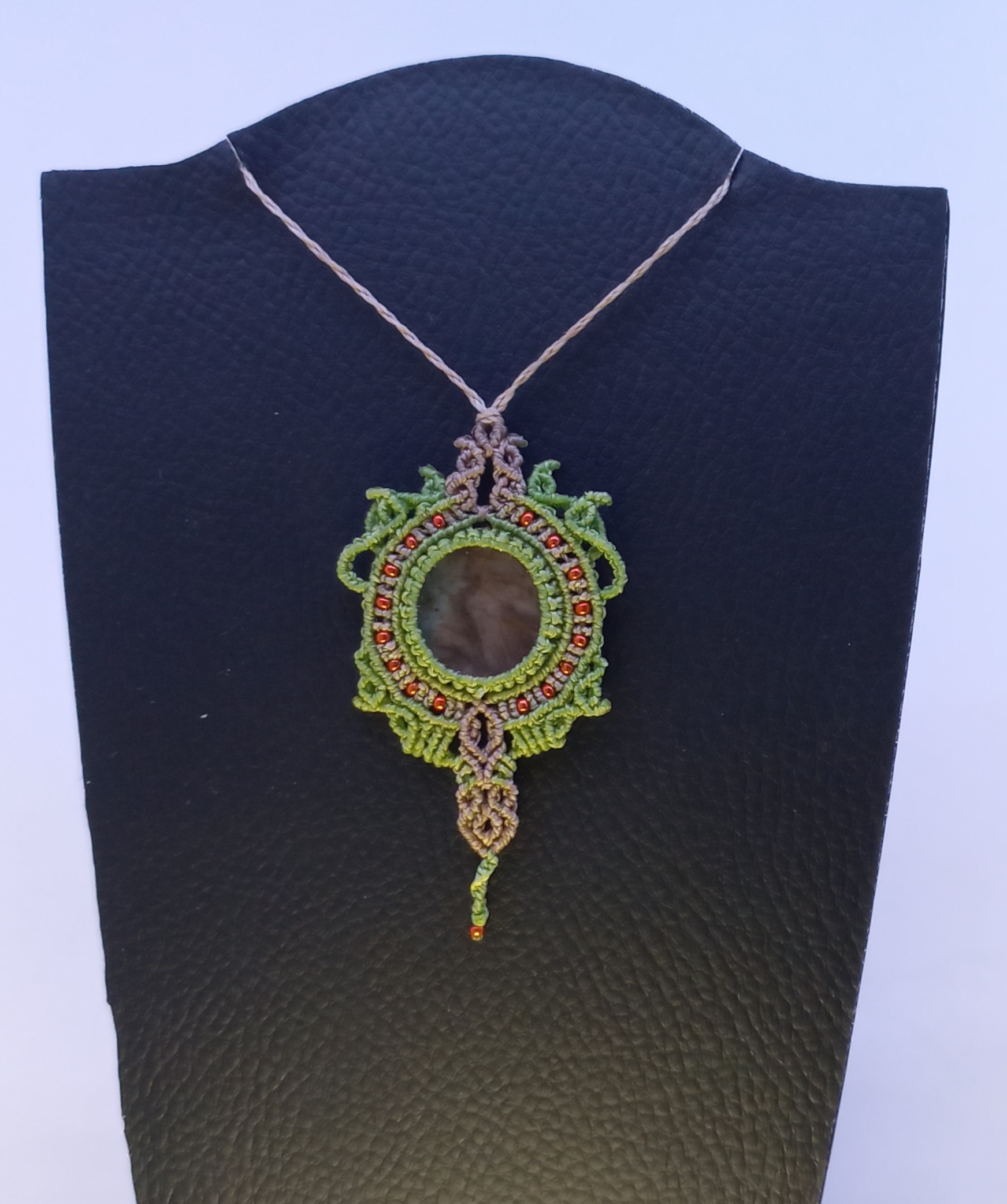 Collier Labradorite ronde