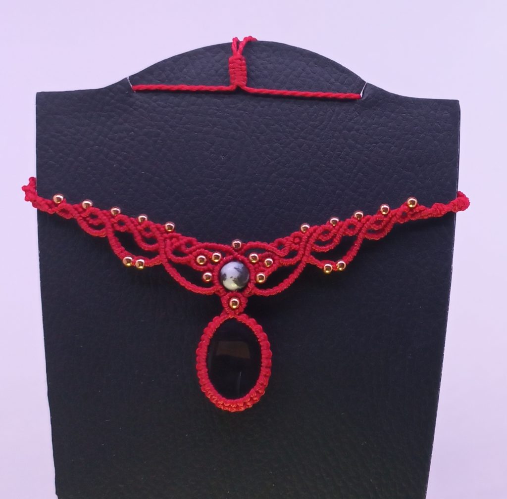 Collier ras du cou Black Onyx