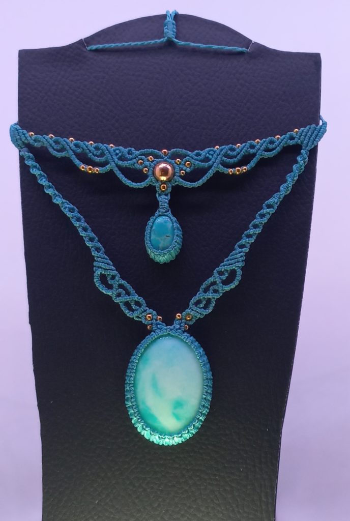 Collier double Turquoise