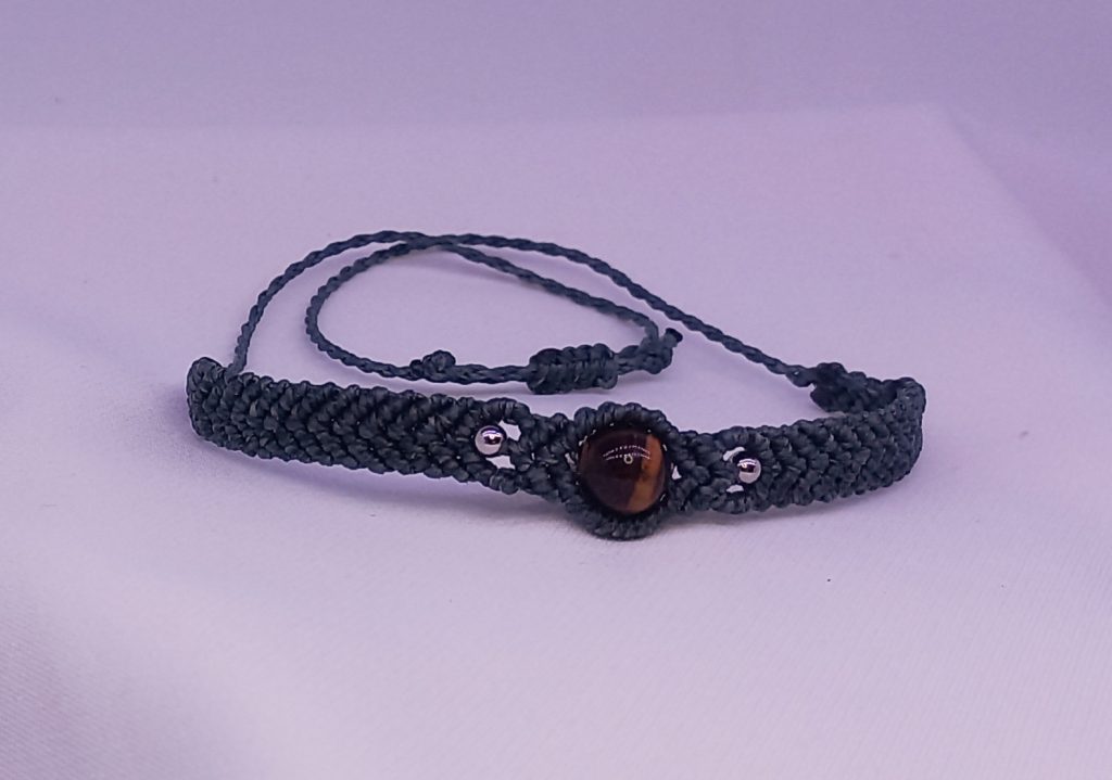 anthracite Oeil de Tigre argenté