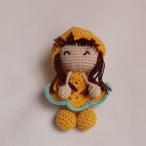 minipote brune jaune