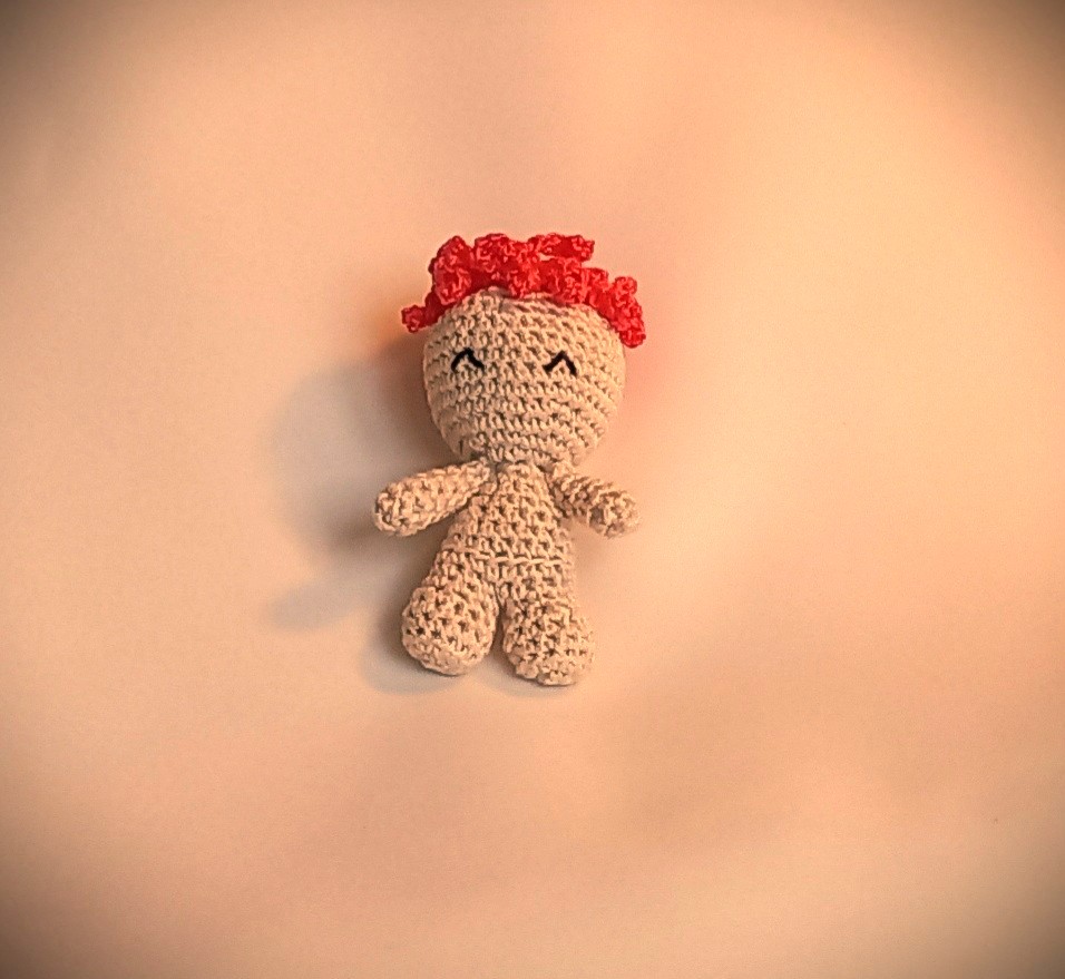Minipote cheveux framboise