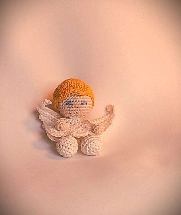Minipote ange blanc