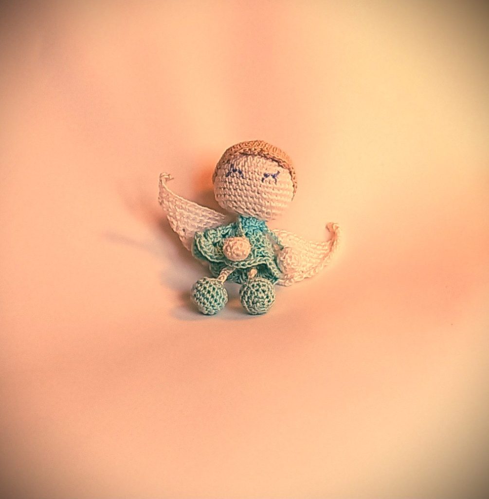 Minipote ange céladon