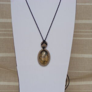 Collier Agate Veine de Dragon