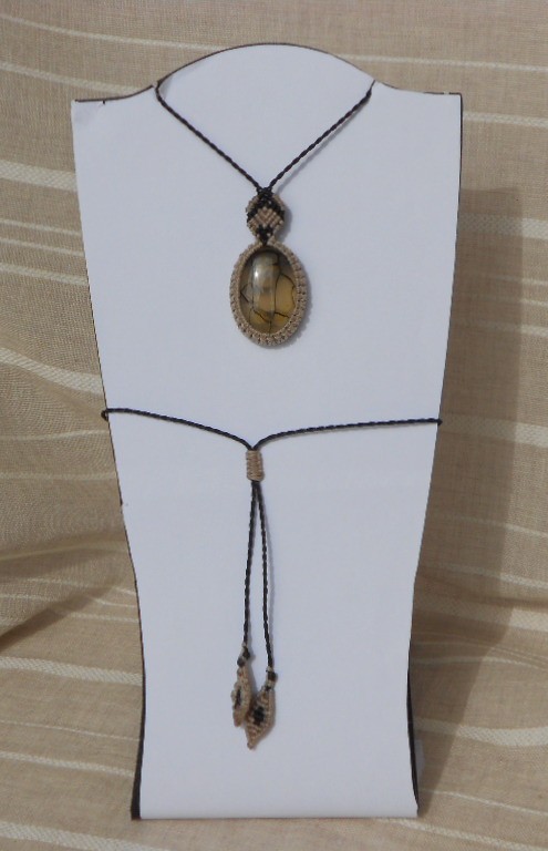 Collier Agate Veine de Dragon